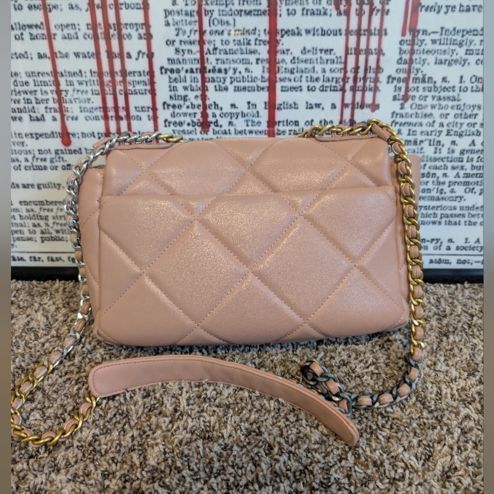 Nude Pink Flap Bag - Picture 12 of 12